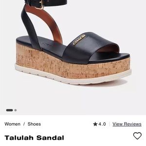 Brand New Stunning Coach Sandals.  Bought for vacation and never worn